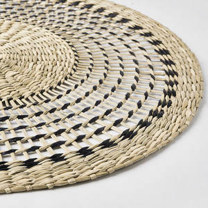 Hot Trendy Round <b>Seagrass</b> <b>Placemat</b> Wicker Tables <b>Placemats</b> for Home Hotel Restaurant Vietnam - Product Image 4