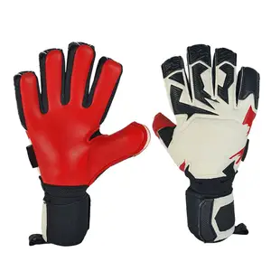 优质材料定制守门员手套现货定制青少年成人尺寸足球守门员手套