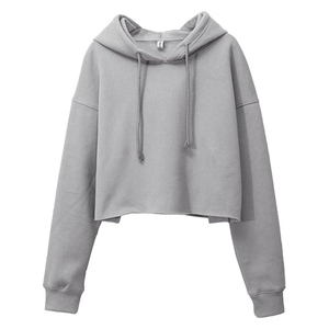 Venta al por mayor transpirable de secado rápido para mujer ropa atlética gimnasio Yoga pulóver sudaderas Deporte Mujer Crop Sudadera con capucha para mujer - Product Image 1