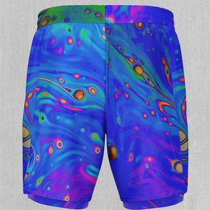 OEM/ODM <b>Men's</b> Casual 100% Polyester <b>Shorts</b> with Solid Pattern Sublimation Breathable Fabric 2 Side Pockets Private Label - Product Image 5