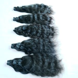 Vente en gros 100% extensions de cheveux humains vierges Remy de haute qualité à cuticules alignées Paquets vietnamiens à double ondulation prix bon marché - Product Image 1