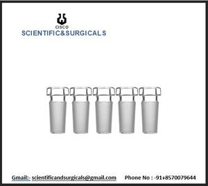 Tapón hueco de borosilicato, cabeza hexagonal de la mejor calidad, varios tamaños para vidrio de laboratorio, suministros educativos químicos - Product Image 2