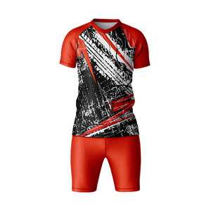 Conjuntos de uniformes de fútbol personalizados para hombres, camiseta y pantalones cortos de fútbol de equipo personalizado con servicio de impresión de números y logotipos - Product Image 6