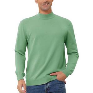 100%Cotton Latest Designs Round Neck Sweaters <b>Long</b> Sleeve <b>Men's</b> Breathable Sweater <b>For</b> Winter Use Knitted Solid Color Sportswear - Product Image 2