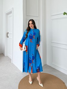 Ropa de Mujer al por Mayor, Elegante, con Estampado Abstracto, de Longitud Media, Cómoda para Uso Diario, Silueta Relajada, Colección Vacaciones - Product Image 4