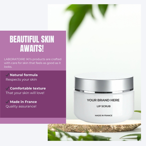 Baume exfoliant pour les lèvres à marque privée, formule naturelle, ingrédients biologiques végétaliens, collagène, huile de jojoba, soin des lèvres, baume éclaircissant, crème-huile - Product Image 6