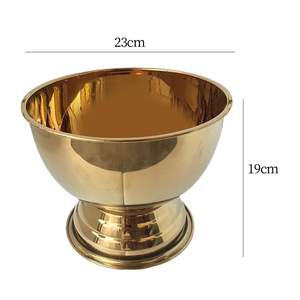 Enfriador de Bebidas de Acero Inoxidable Dorado de Lujo para Champán, Vino y Cerveza, Venta al por Mayor para Bares, Clubes, Hoteles, Bodas y Eventos - Product Image 2