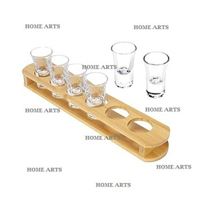 Juego de 2 Portavasos de Madera Hechos a Mano, Tamaño Personalizado, Forma Rectangular, Portavasos de Madera por Home Arts - Product Image 5