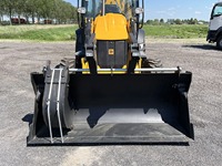 Chargeuse-pelleteuse JCB 3CX 4x4, chargeuse sur pneus, godet avant, équipement de construction diesel pour le manutention des matériaux de terrassement