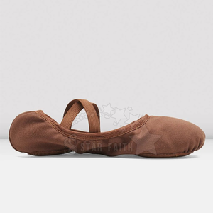Zapatillas de Ballet Suaves para Niñas, Parte Superior de Lona, Suela de Cuero Genuino, Antideslizantes, Transpirables, Ligeras, con Soporte de Seguridad, Fáciles de Poner y Quitar - Product Image 2