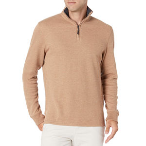 Sweat-shirt à demi-zip pour homme 2026, sweat-shirt à col rond, logo personnalisé, décontracté, manches longues, demi-zip, prix bas - Product Image 1