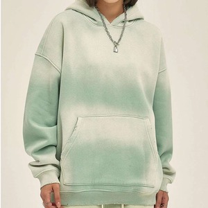 Streetwear vintage délavé à l'acide avec logo personnalisé, survêtement en polaire XXS surdimensionné, ensemble pull à capuche décontracté, en coton lourd et confortable - Product Image 5