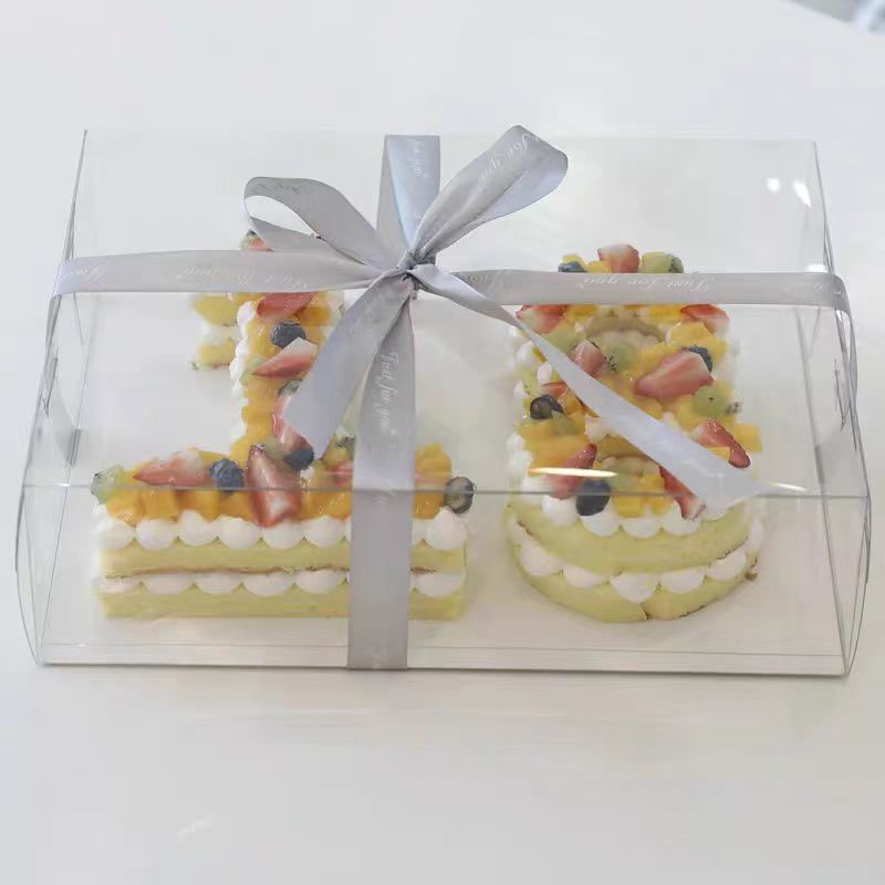 Scatole trasparenti da 10 pezzi Scatole regalo trasparenti per