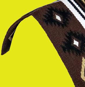 Ventes exceptionnelles ASHMIRA EQUESTRIAN Tapis de selle en laine de Nouvelle-Zélande multicolores style western avec couverture en vison, tailles personnalisées extrêmes - Product Image 2