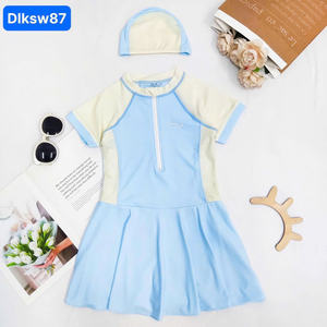 Maillot de bain fitness à séchage rapide de haute qualité pour femmes et enfants pantalon de natation en nylon spandex imperméable à l'eau au design floral personnalisé ensemble 2 pièces - Product Image 6