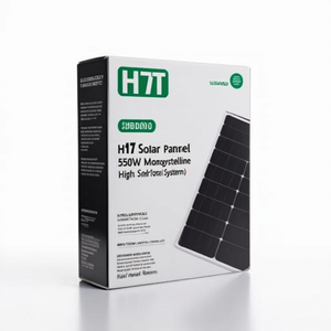 แผงโซลาร์เซลล์ HJT 550W โมโนคริสตัลไลน์ ประสิทธิภาพสูง สำหรับระบบโซลาร์เซลล์อุตสาหกรรม - Product Image 2