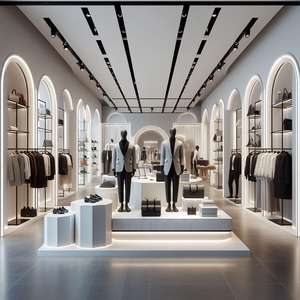 Custom Full Shop Design Furniture Metal Wood <b>Racks</b> Display System 3D Design Service | OEM Factory Direct Adjustable Height 5 - Product Image 1