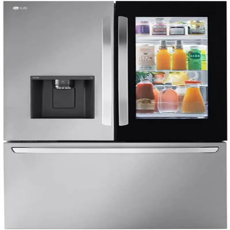 Xác thực thông minh 28 cu. ft. Tủ lạnh cửa kiểu Pháp 4 cửa với màn hình cảm ứng 21.5 trung tâm gia đình bằng thép không gỉ