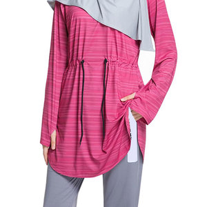 Premium Quality New Arrival Modest Training Joggers Flat Front Eco-Friendly Quick Dry Breathable Polyester/Cotton <b>Blend</b> Women's - Product Image 6