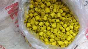 Cuentas de vidrio manchado con acabado antiguo, de aspecto antiguo hecho a medida, en tamaños surtidos, adecuado para diseñadores de joyería y Tiendas de Cuentas - Product Image 2