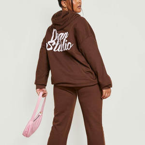 Chándal Ecológico Transpirable 100% Algodón de Secado Rápido, Sudadera con Capucha y Estampado Gráfico para Actividades al Aire Libre - Product Image 3