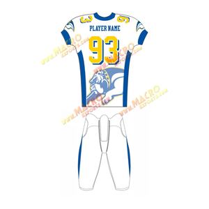 Customized American <b>Football</b> Uniform 100% Polyester UV Protection Comfortable Sports Wear Custom Color Team Name Logo Plus <b>Size</b> - Product Image 6