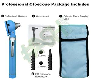 Ensemble d'otoscope Mini LED Portable ENT Kit optique standard d'oreille d'alimentation manuelle pour le diagnostic médical et les examens - Product Image 6