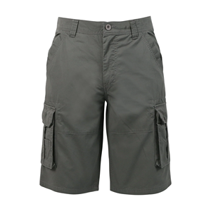 Pantalones cortos Cargo informales con múltiples bolsillos de talla grande para hombre, diseño personalizado con cremallera, Color sólido, antiarrugas, elegante, verano, BD, transpirable - Product Image 3