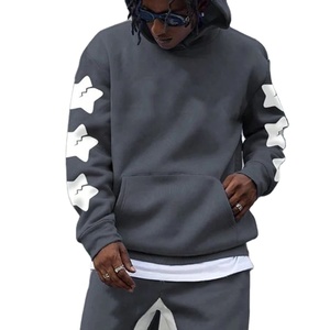 2025 sur mesure hommes Sun Fade 100% coton sérigraphié survêtement survêtement hommes Vintage 500 Gsm lavage à l'acide respirant survêtement - Product Image 3