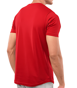 2025เสื้อยืดคอกลมสำหรับผู้ชายทรงโอเวอร์ไซส์ผ้าคอตตอนผ้า100% พิมพ์ลายได้ตามต้องการสไตล์สตรีทแวร์แบบถักด้านหน้า - Product Image 3