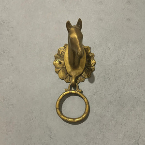 Vintage-Inspired Horse <b>Door</b> <b>Knocker</b> for Traditional Homes Luxury Horse <b>Door</b> <b>Knocker</b> for a Majestic Entrance - Product Image 1