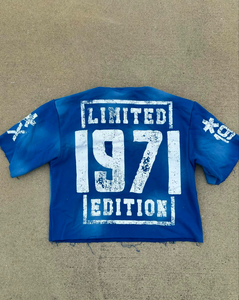 Custom Oversized 300GSM Cotton <b>T</b> <b>Shirt</b> For Men Boxy <b>Cropped</b> <b>Fit</b> Heavyweight Tee With Screen Print And Custom Logo Streetwear - Product Image 4