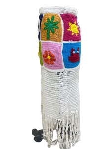 กระโปรงทํางานโครเชต์มือหลายสีดีไซน์เนอร์ที่ไม่ซ้ําใครพร้อมกระโปรงชายหาดโครเชต์ลายแฮนด์เมด - Product Image 2