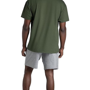 Nueva llegada 2025 100% pantalones cortos de algodón para hombre Color liso ropa de gimnasio pantalones cortos logotipo personalizado Casual Fitness pantalones cortos de trabajo al aire libre - Product Image 4
