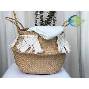 Élevez votre espace de vie: adoptez un décor éco-conscient avec des paniers de ventre en mer du Vietnam pour le stockage de fleurs Pot de plantes - Product Image 5