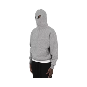 100% coton exclusif cagoule Design unique pull de sports de rue avec capuche yeux personnalisée pull à capuche de couleur unie - Product Image 1