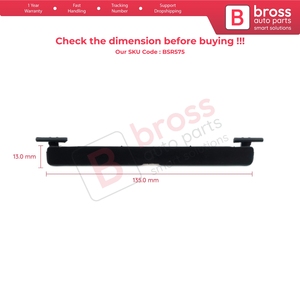 Cubierta Decorativa para Portaequipajes de Techo BSR575, 135 mm x 13 mm, para Serie 5 F10 F11 51137274739 - Product Image 6
