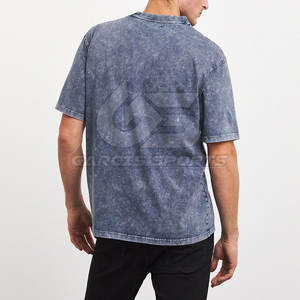 เสื้อยืดผ้าฝ้าย100% สำหรับผู้ชายสไตล์วินเทจเสื้อยืดโอเวอร์ไซส์ผ้าโอเวอร์ไซส์ - Product Image 2