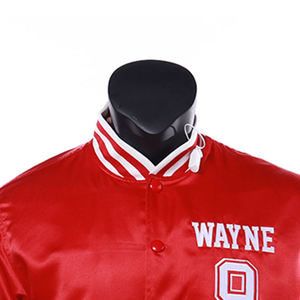 Veste de sport en tricot pour homme, très tendance, avec logo brodé personnalisé, 100% satin, coupe-vent et imperméable, idéale pour l'hiver. - Product Image 5