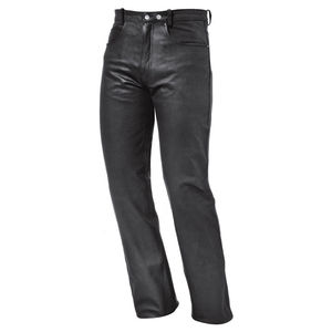 2025 pantalones acampanados de cuero genuino de piel de vaca Premium para hombres moda elegante en tendencia - Product Image 2