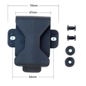 <span class=keywords><strong>DIY</strong></span> चाकू के लिए टैक्टिकल होल्स्टर बेल्ट लूप्स बेल्ट क्लिप, स्क्रू चाकू पार्ट्स 360 रोटेशन ब्लैक के साथ काइडेक्स शीथ होल्स्टर - Product Image 2