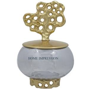 Organizador de almacenamiento de cocina para el hogar de decoración vintage botes de mármol y vidrio hechos a mano grandes redondos de calidad superior para proveedores - Product Image 6