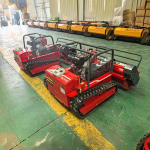 Bush Cutter Diesel Télécommande Tondeuse Remblai Terres désolées Tondeuse à télécommande sur chenilles Machines à couper le gazon à usage intensif - Product Image 5