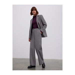 Blazers pour femmes en mélange de viscose à motifs, veste élégante au design unique - Product Image 5