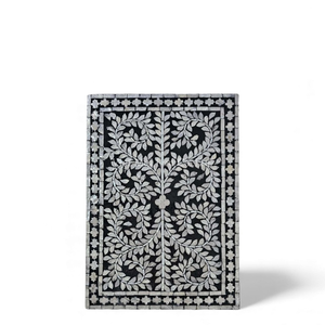 Armoire élégante et moderne en nacre, incrustation artisanale, rangement pour salon, intérieur de maison haut de gamme - Product Image 2