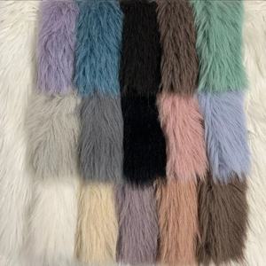 Оптовая Продажа с фабрики монгольский 100% полиэстер длинная ткань из искусственного меха лисы Новинка для одежды пальто - Product Image 4