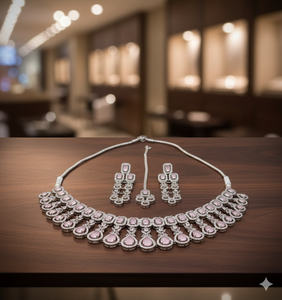 Best Quality AD Fashion <b>Jewellery</b> <b>Sets</b> <b>for</b> Women <b>Wedding</b> and Partywear Bridal Necklace with Earring <b>set</b> - Product Image 5