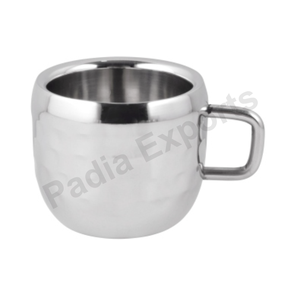 Juegos de tazas de té y café Mate de acero inoxidable con doble mango - Product Image 1