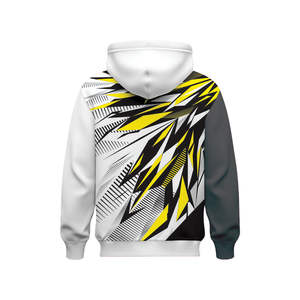 Sweat à capuche en jean personnalisable de haute qualité pour vêtements de sport Impression par sublimation Motif animal décontracté pour l'image de marque et les équipes - Product Image 3