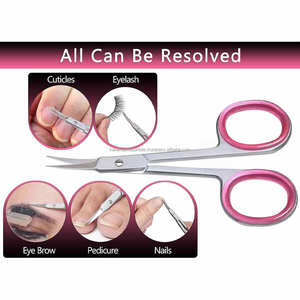Ciseaux à cuticules professionnels pour la beauté, en acier inoxydable, pointe fine et incurvée, outil de manucure - Product Image 4